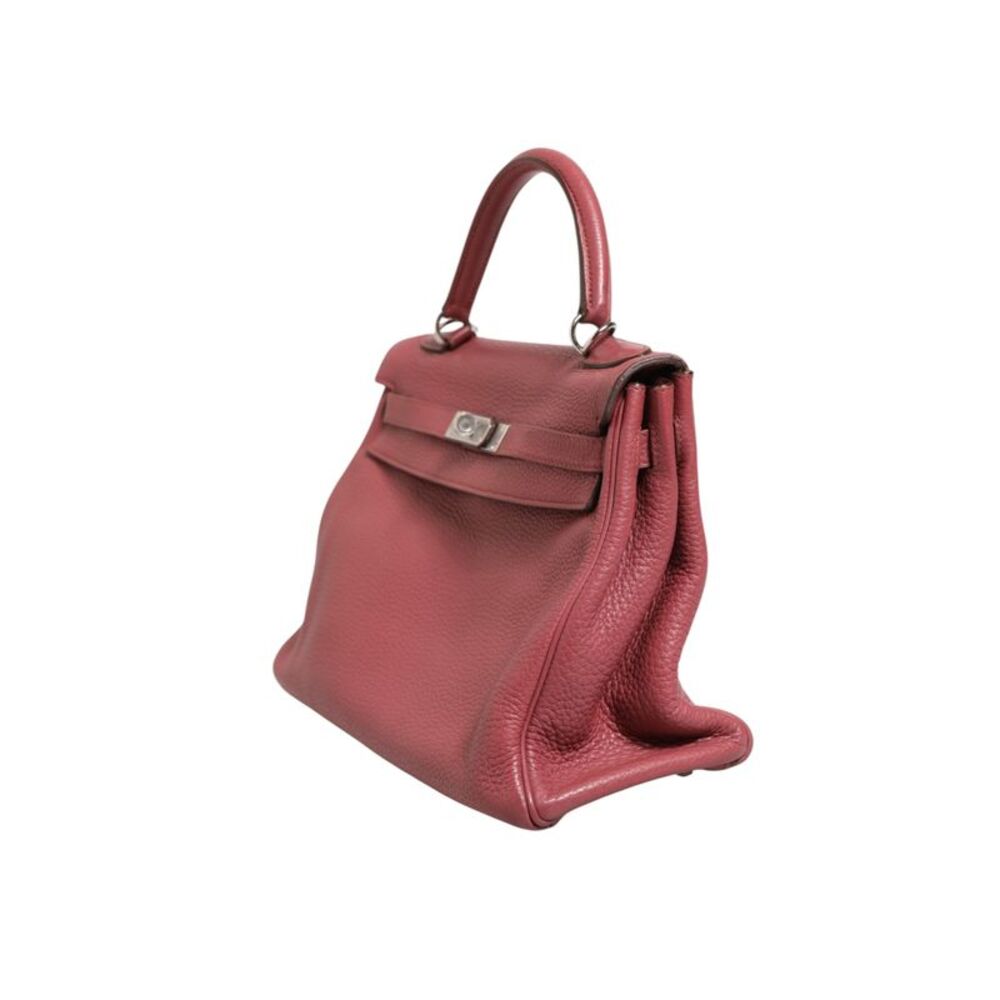 Hermès Kelly 32 Rouge H Togo Retourne Women's Palladium - Picture 2 of 6